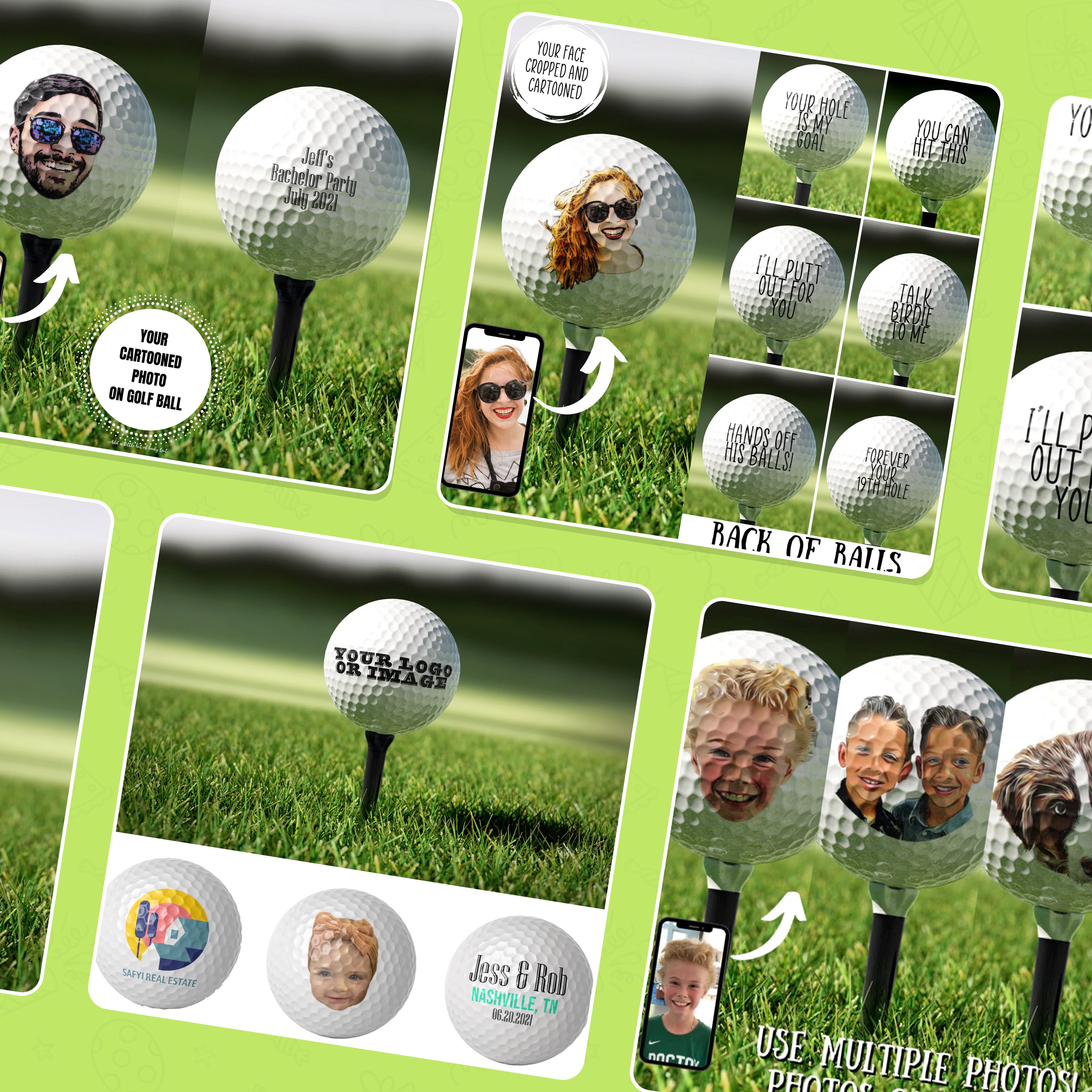 Custom Logo Golf Balls – Fancy Fanny