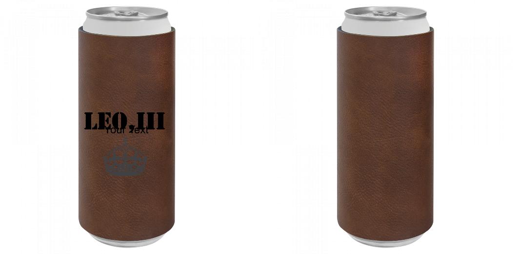 Leatherette Slim Beverage Holder
