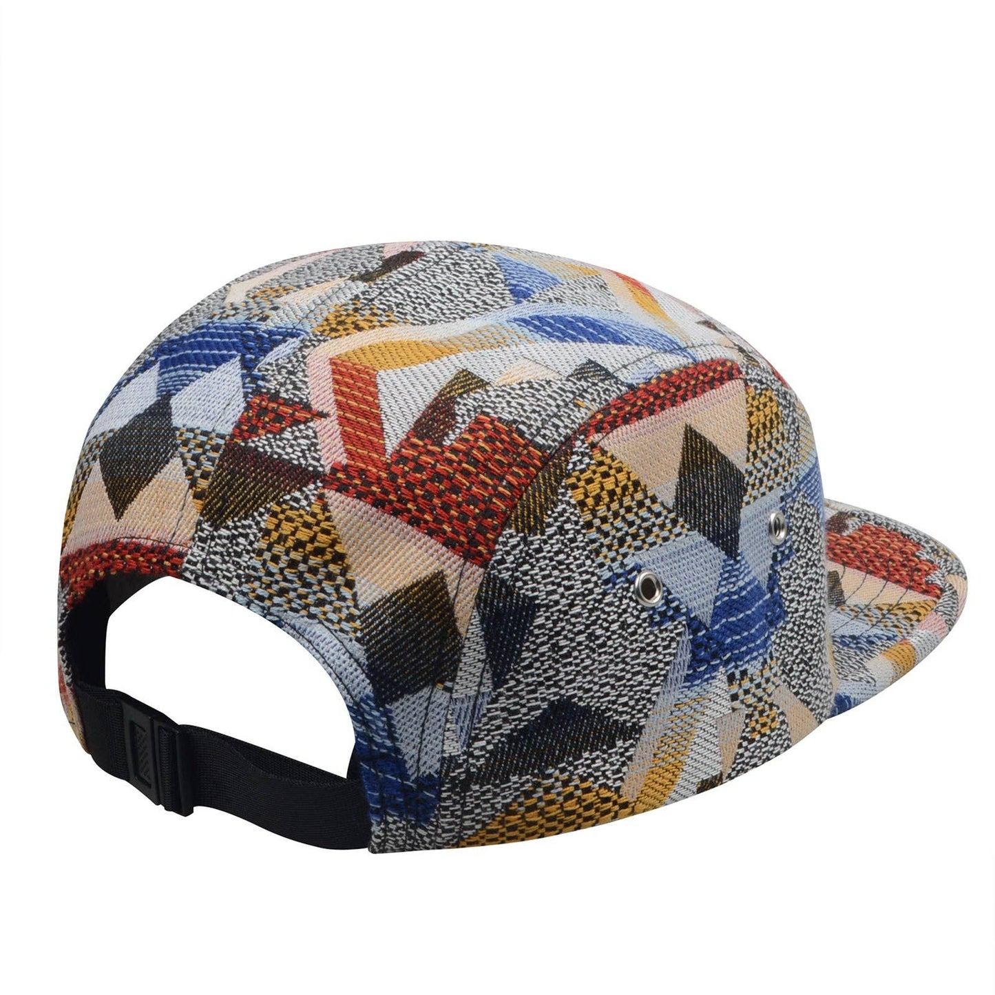 Hatphile XL Patchwork Jacquard 5 Panel Hat Camp Cap