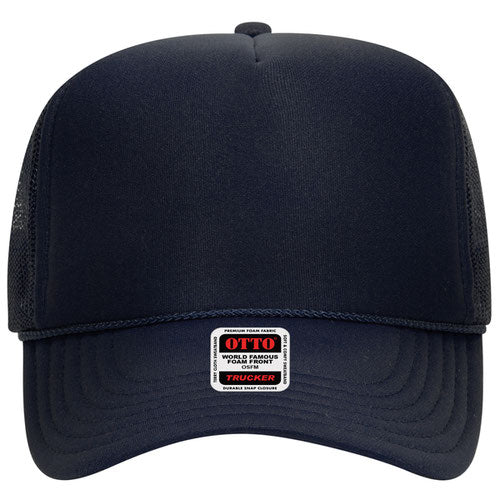 OTTO CAP 5 Panel High Crown Mesh Back Trucker Hat