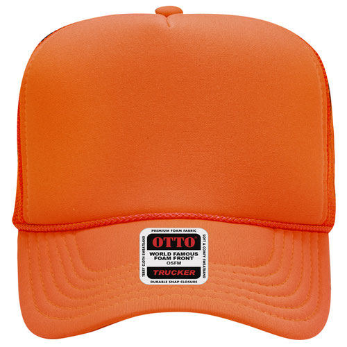 OTTO CAP 5 Panel High Crown Mesh Back Trucker Hat