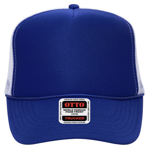 OTTO CAP 5 Panel High Crown Mesh Back Trucker Hat