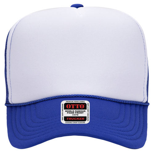 OTTO CAP 5 Panel High Crown Mesh Back Trucker Hat