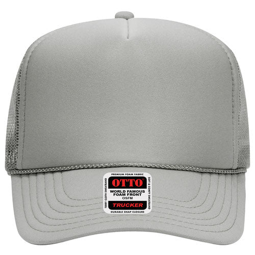 OTTO CAP 5 Panel High Crown Mesh Back Trucker Hat