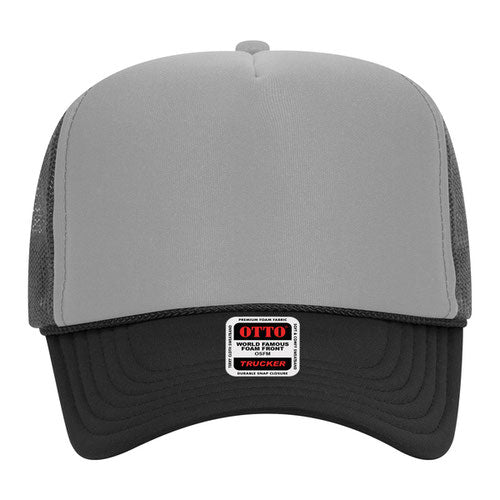 OTTO CAP 5 Panel High Crown Mesh Back Trucker Hat