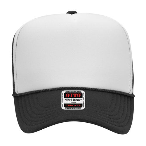 OTTO CAP 5 Panel High Crown Mesh Back Trucker Hat
