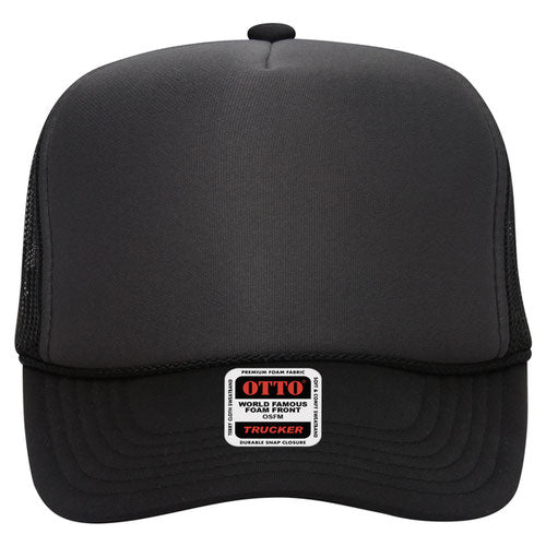 OTTO CAP 5 Panel High Crown Mesh Back Trucker Hat