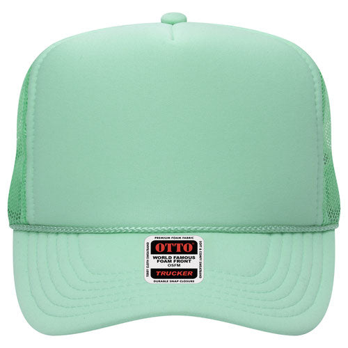 OTTO CAP 5 Panel High Crown Mesh Back Trucker Hat