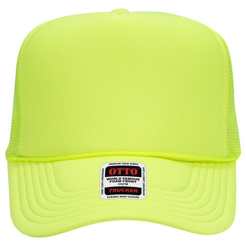 OTTO CAP 5 Panel High Crown Mesh Back Trucker Hat