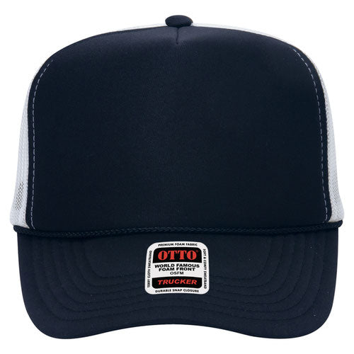OTTO CAP 5 Panel High Crown Mesh Back Trucker Hat
