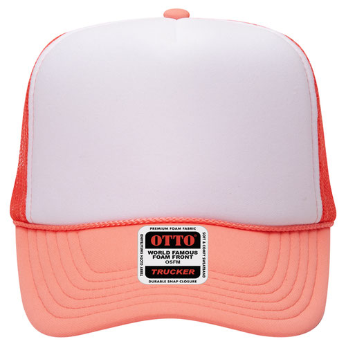 OTTO CAP 5 Panel High Crown Mesh Back Trucker Hat