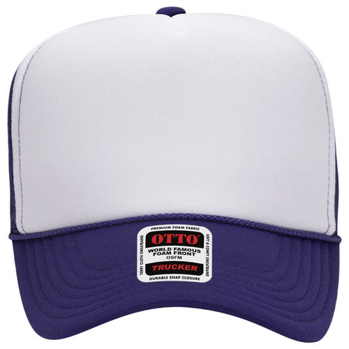 OTTO CAP 5 Panel High Crown Mesh Back Trucker Hat