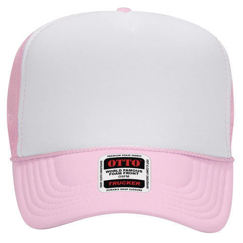 OTTO CAP 5 Panel High Crown Mesh Back Trucker Hat