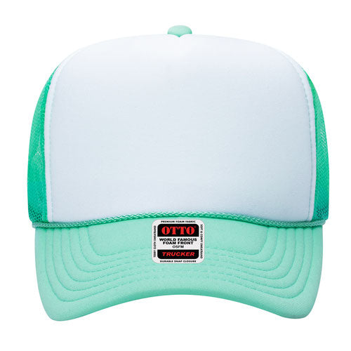 OTTO CAP 5 Panel High Crown Mesh Back Trucker Hat