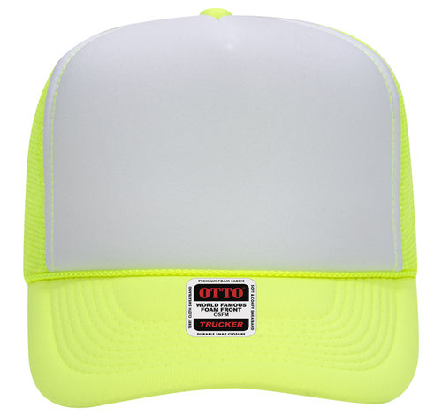OTTO CAP 5 Panel High Crown Mesh Back Trucker Hat