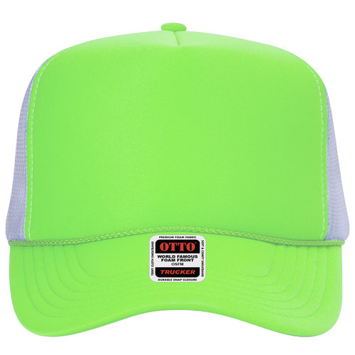 OTTO CAP 5 Panel High Crown Mesh Back Trucker Hat