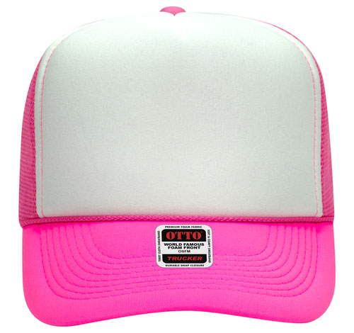 OTTO CAP 5 Panel High Crown Mesh Back Trucker Hat