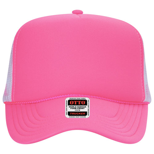 OTTO CAP 5 Panel High Crown Mesh Back Trucker Hat