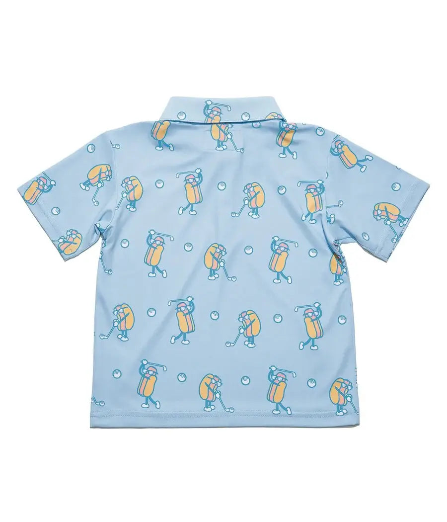 Toddler Sizzlin' Swing Hot Dog Golf Polo