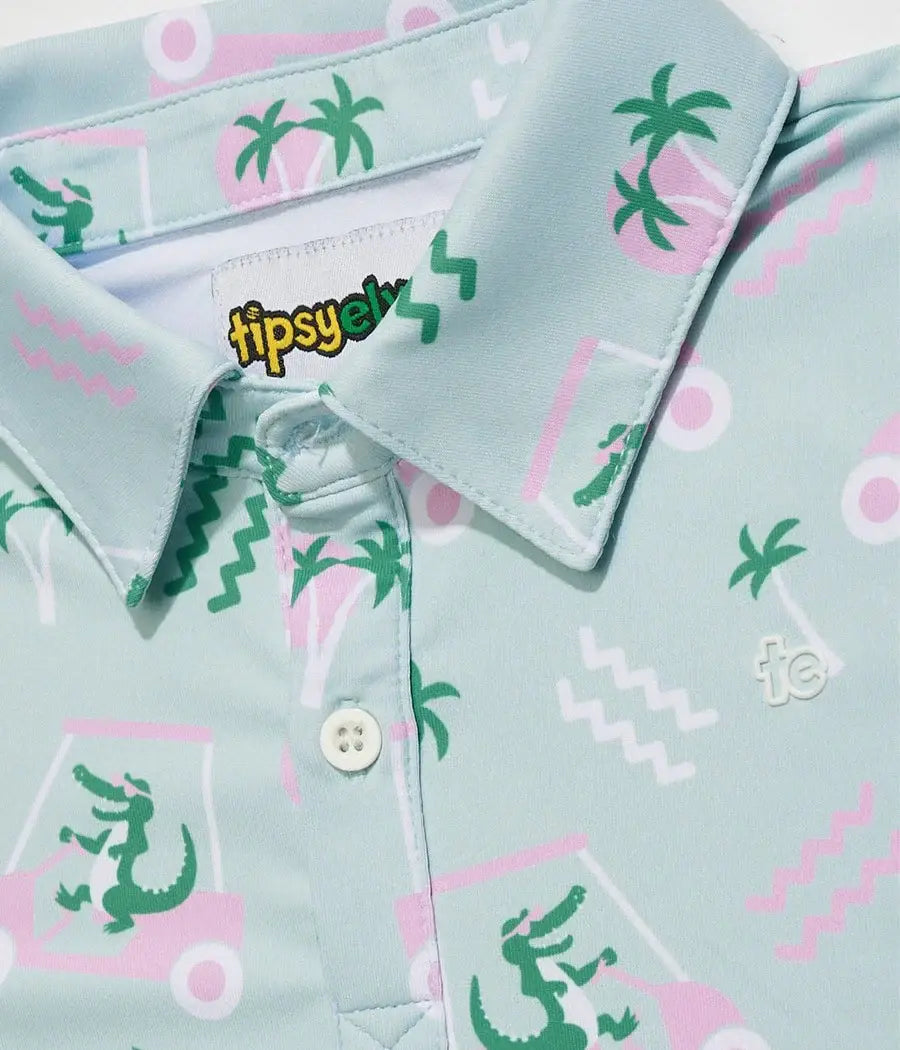 Toddler Golf Cart Gator Golf Polo