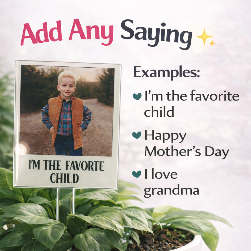 Personalized Plant Stakes