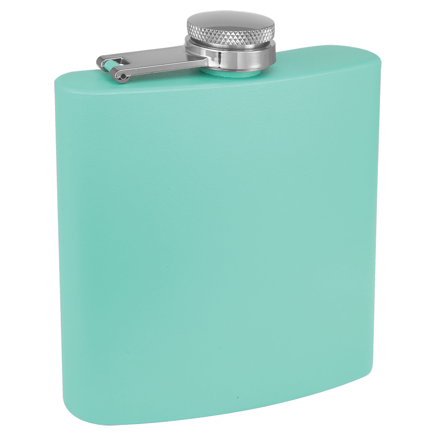 6 oz. Powder Coated Stainless Steel Flask