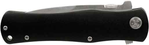4 1/2" Black Anodized Aluminum Handle Knife