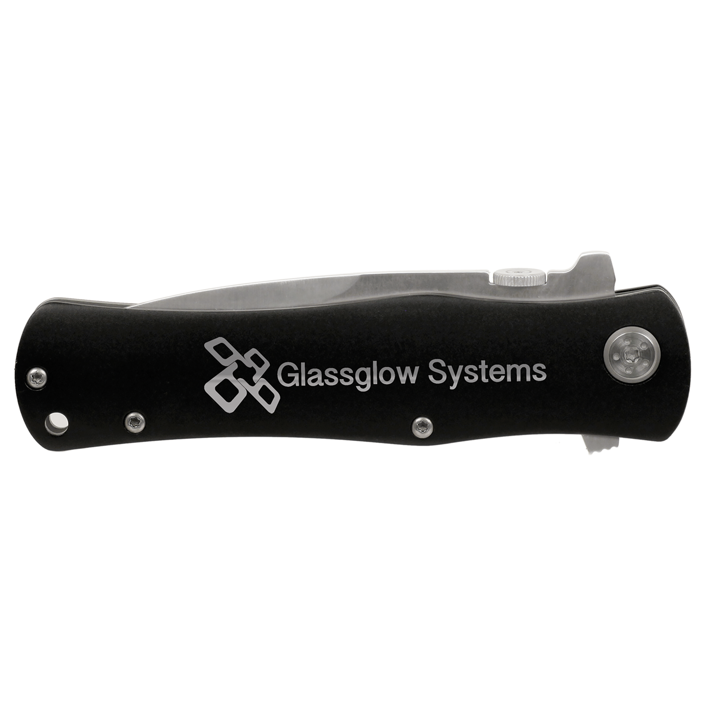 4 1/2" Black Anodized Aluminum Handle Knife