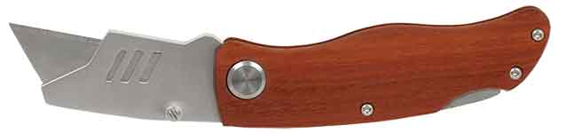 4" Wood Handle Utility Knife