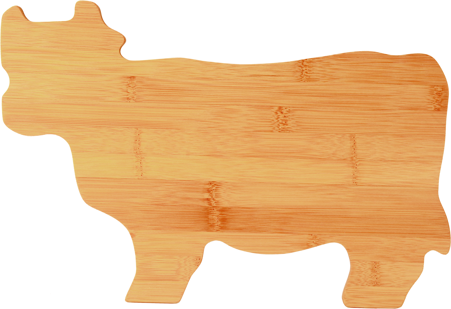 Bamboo Cow Shaped Cutting Board