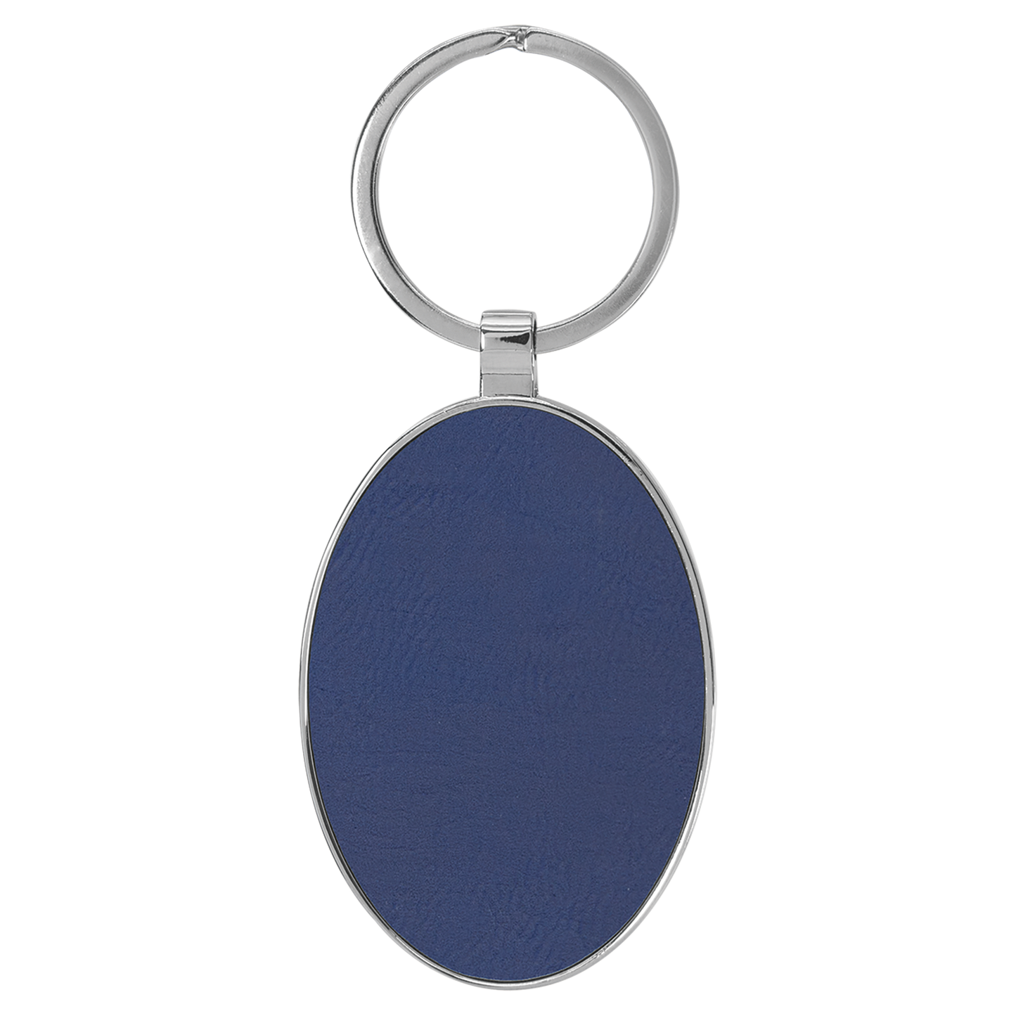 Leather Oval Keychain