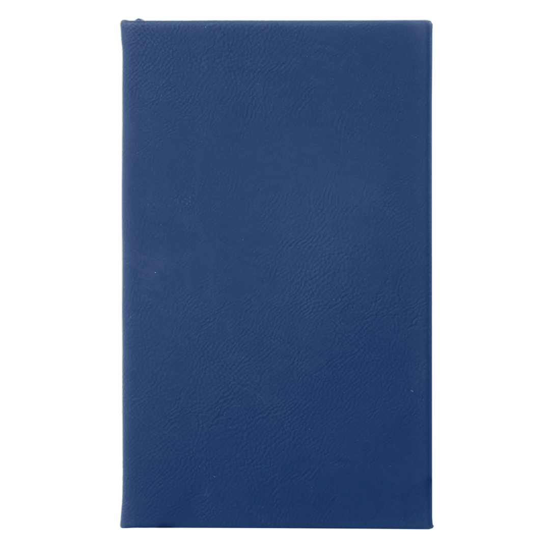 5 1/4" x 8 1/4" Laserable Leatherette Sketch Book with Unlined Notepad