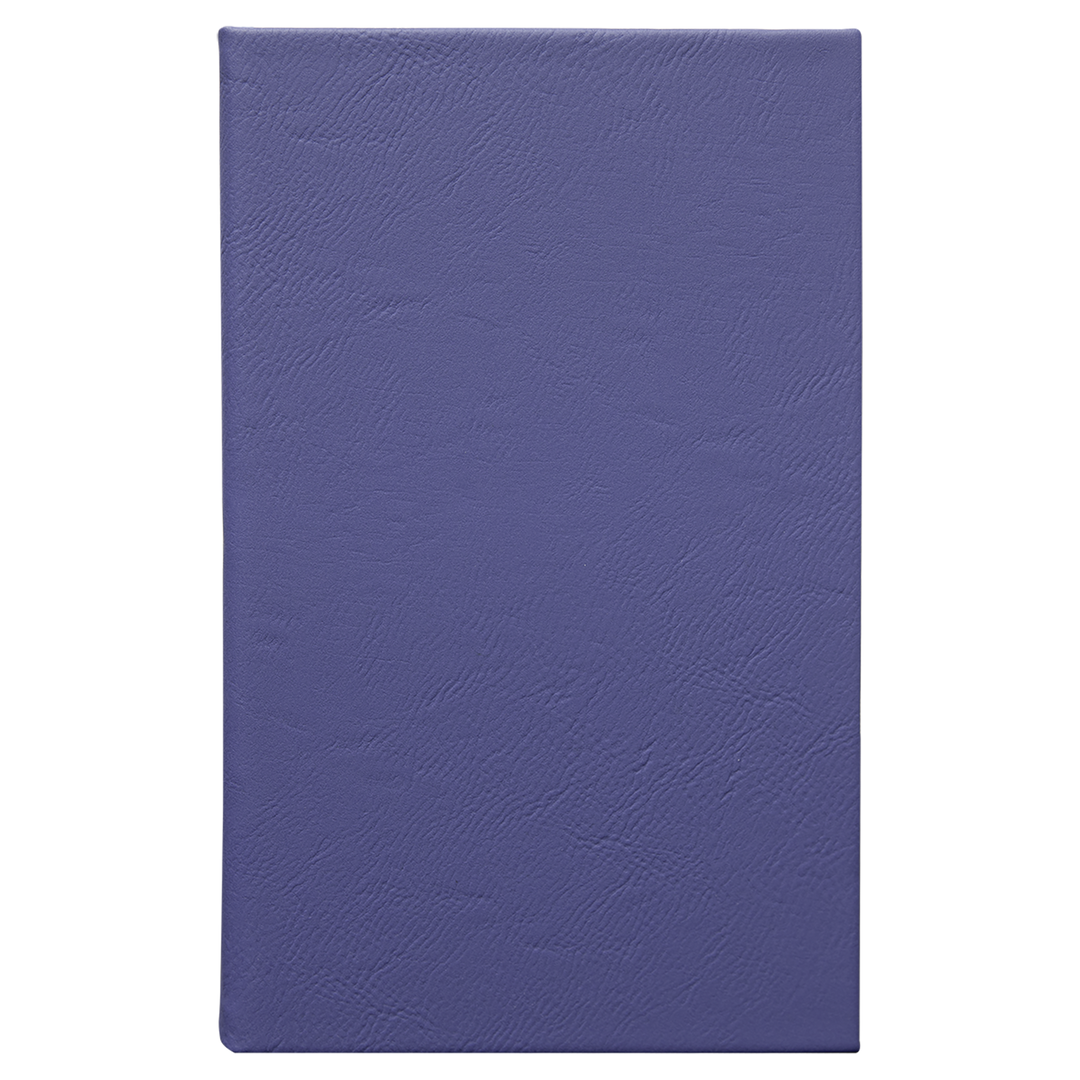 5 1/4" x 8 1/4" Laserable Leatherette Sketch Book with Unlined Notepad