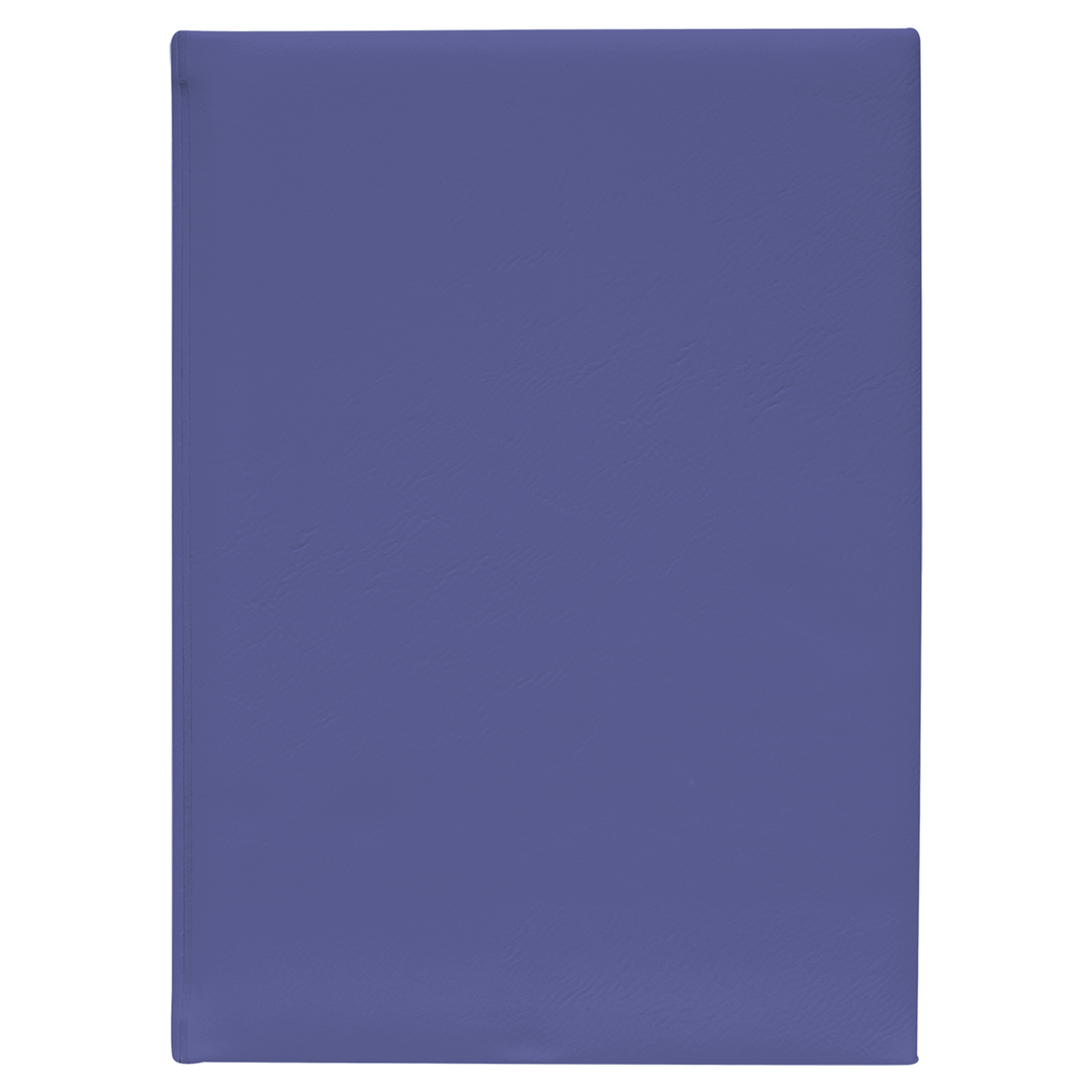 7" x 9 3/4" Laserable Leatherette Sketch Book with Unlined Notepad