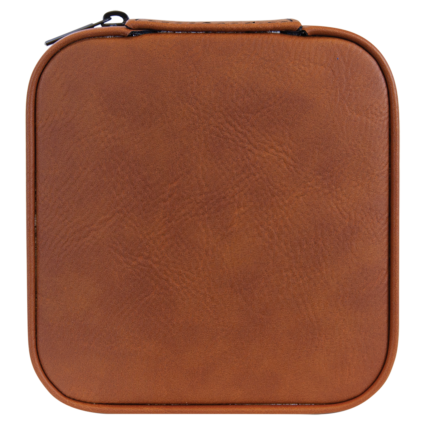 4x4 Leather Jewelry box with tan lining