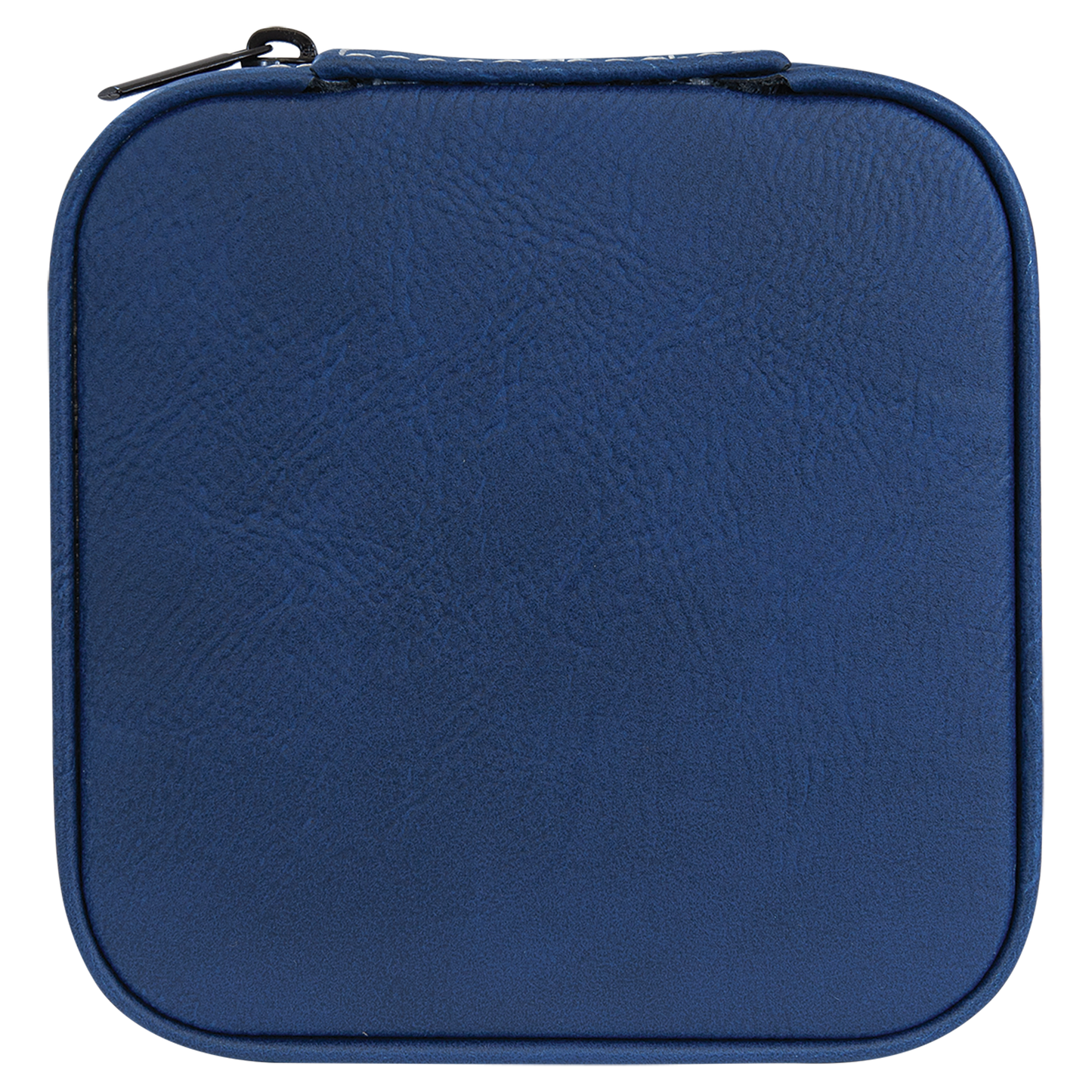 4" X 4"  Leather travel Jewelry Box with Black Lining