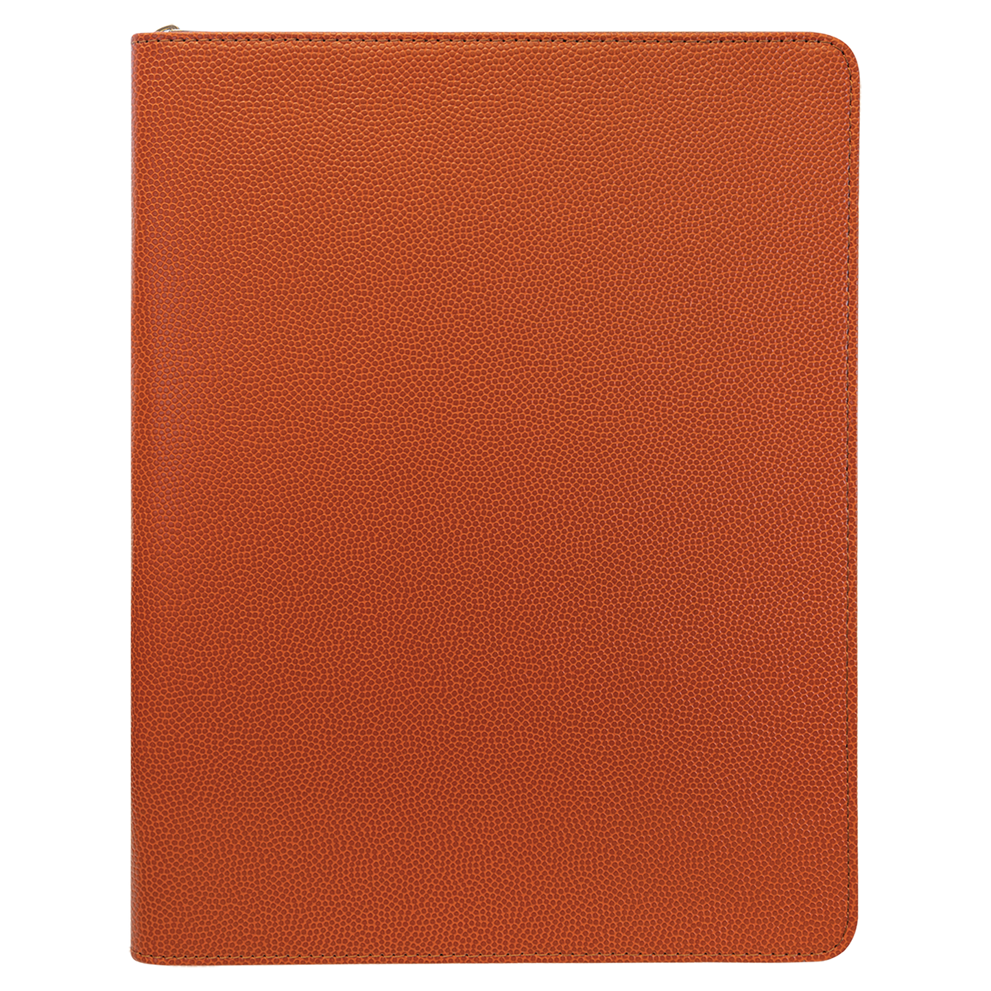 Basketball w/ Zipper Leather Portfolio with Notepad