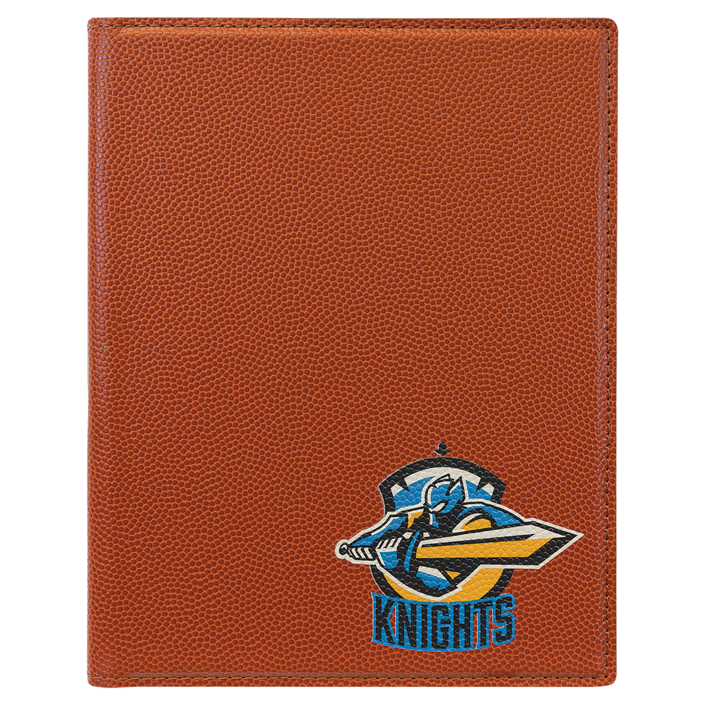Basketball Leather Small Portfolio with Notepad