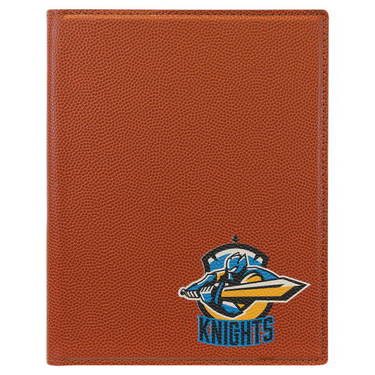 Basketball Leather Small Portfolio with Notepad
