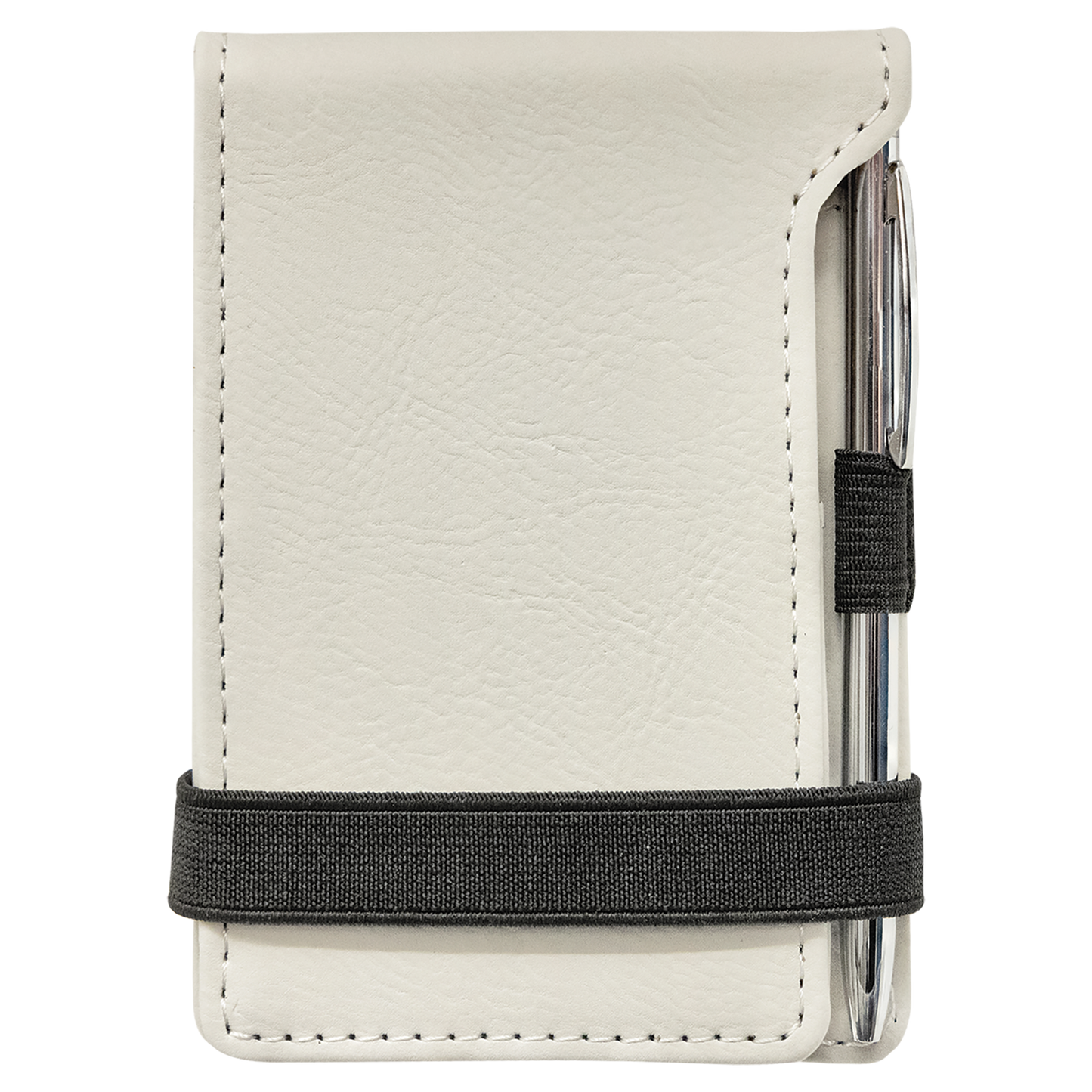 3 1/4" x 4 3/4" Leather Mini Notepad with Pen