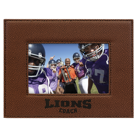 Football Leather Photo Frame
