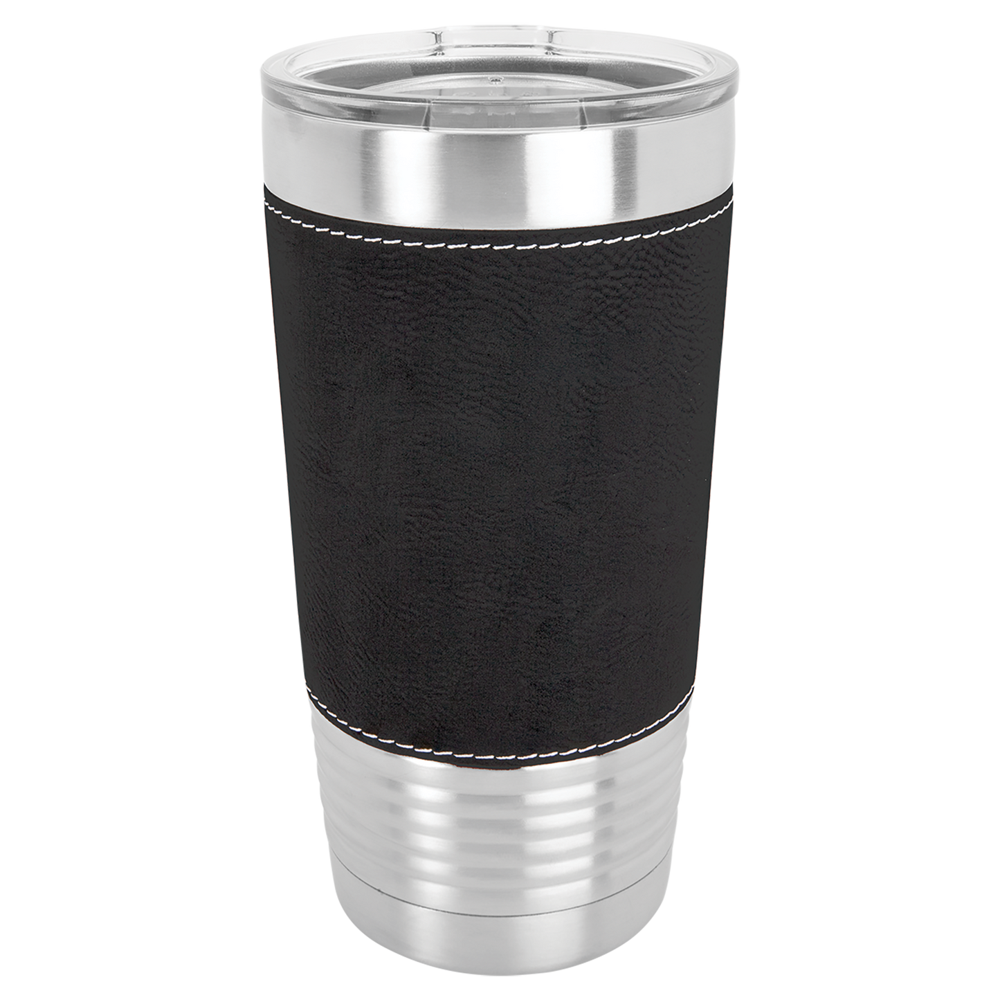 20oz Leatherette Tumbler with Clear Lid