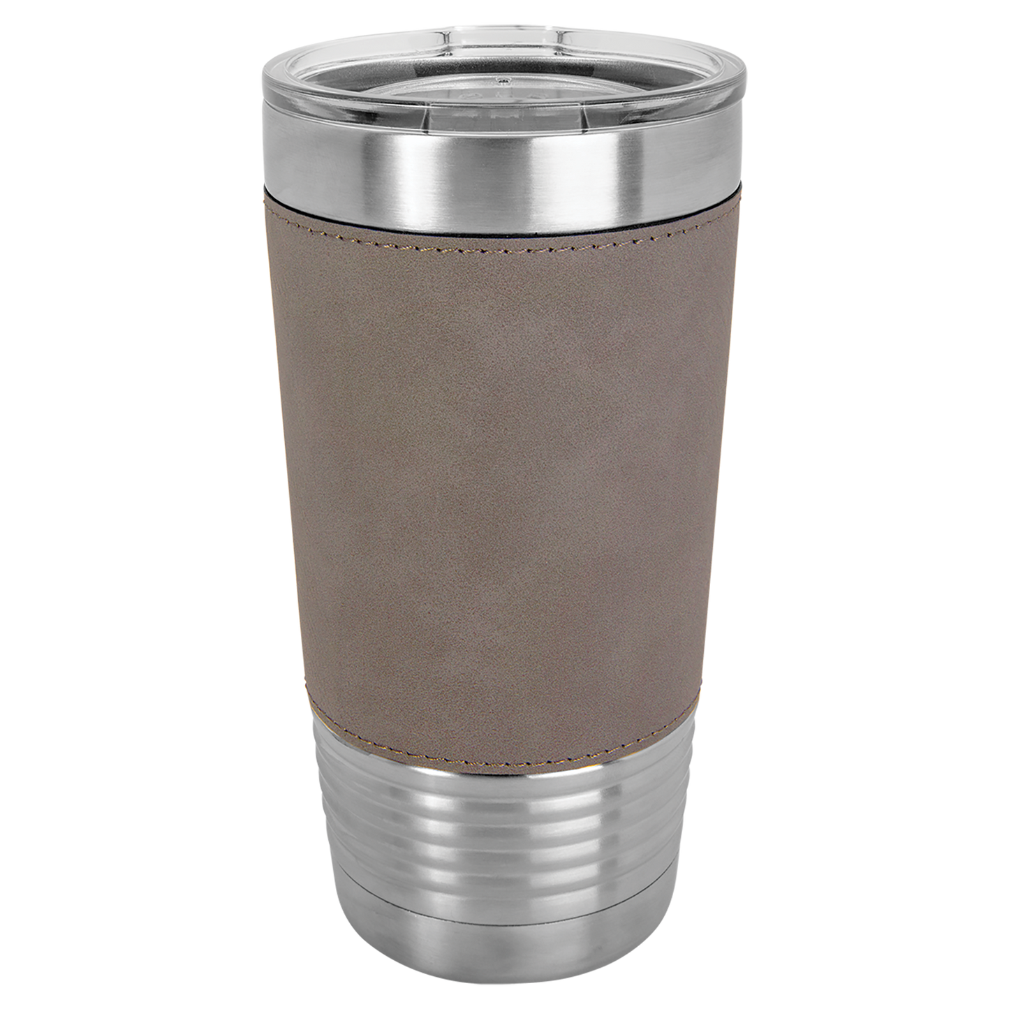 20oz Leatherette Tumbler with Clear Lid