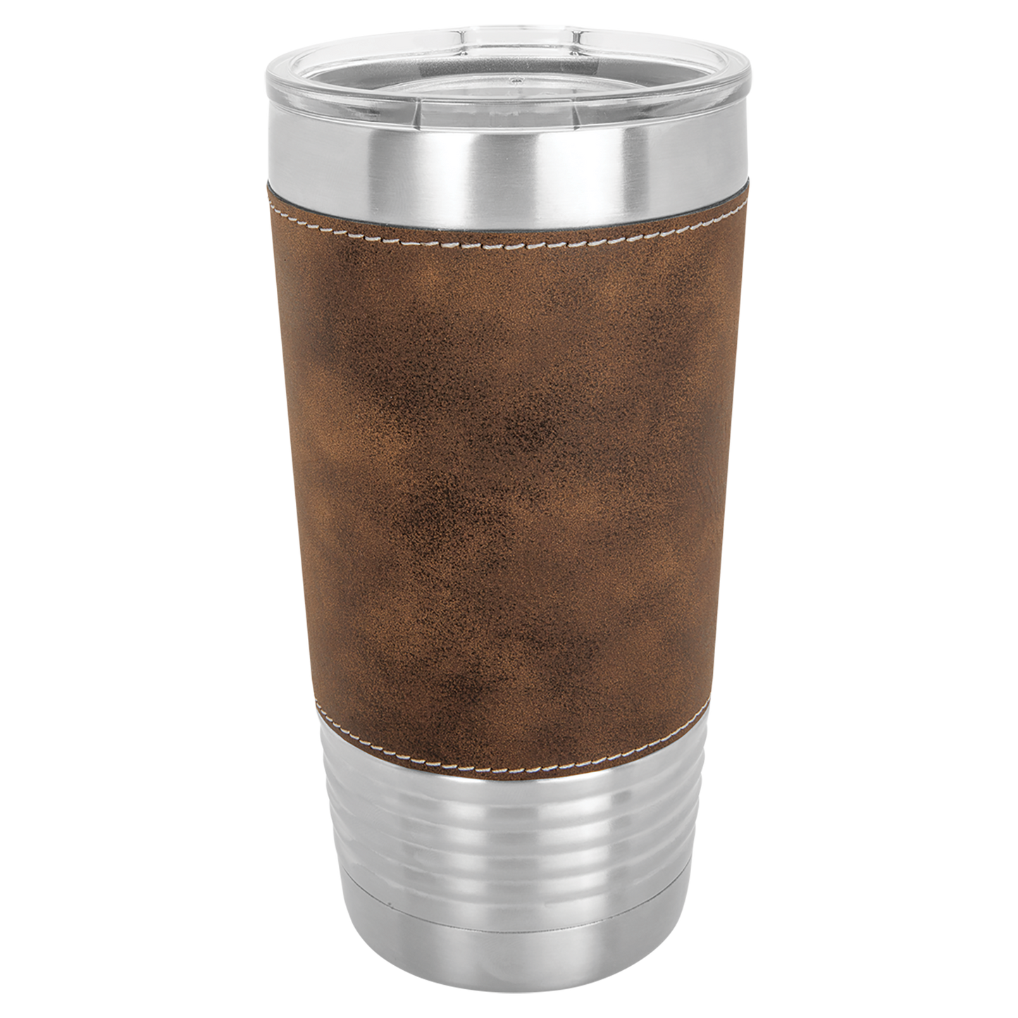 20oz Leatherette Tumbler with Clear Lid