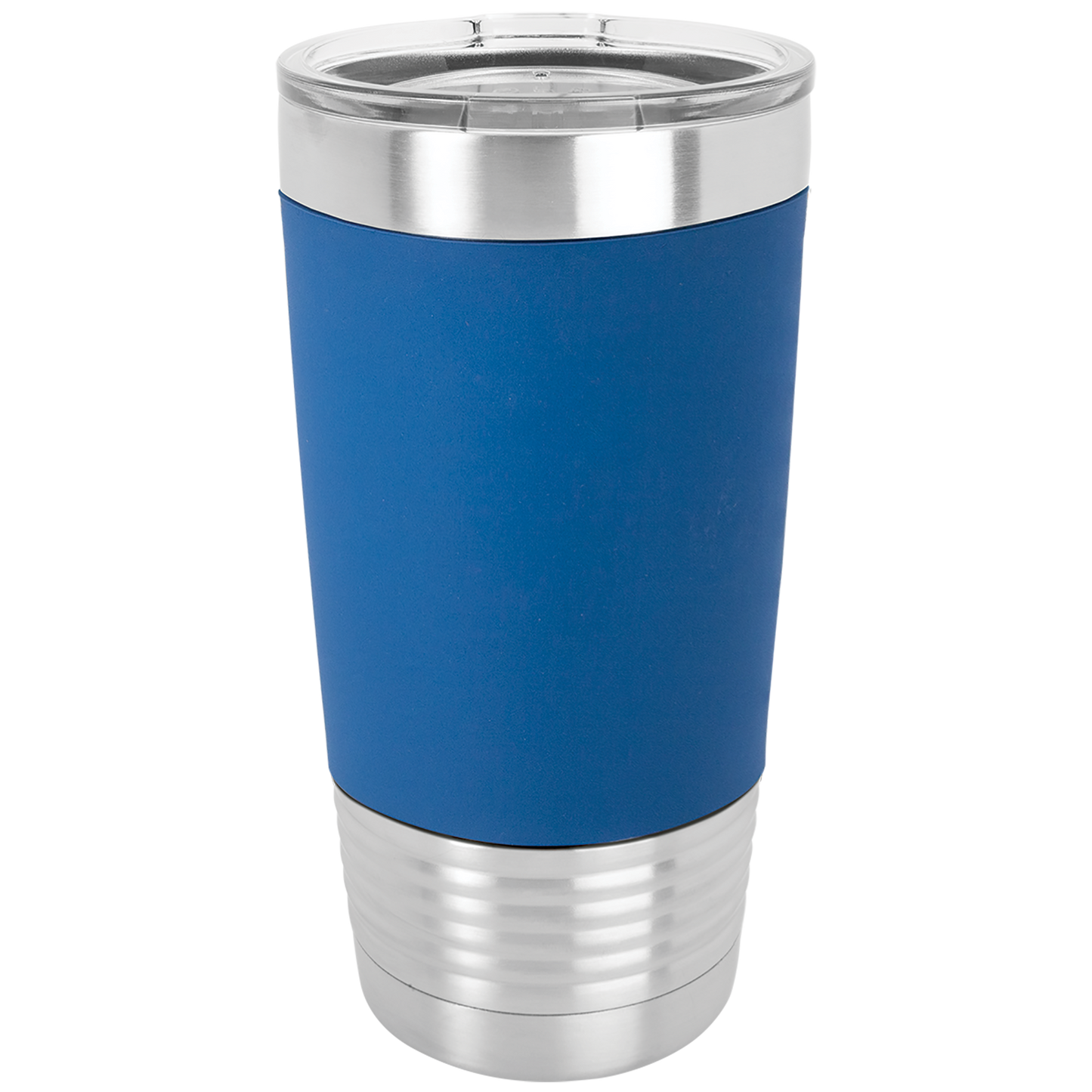 20 oz Polar Camel Tumbler with Silicone Grip and Clear Lid