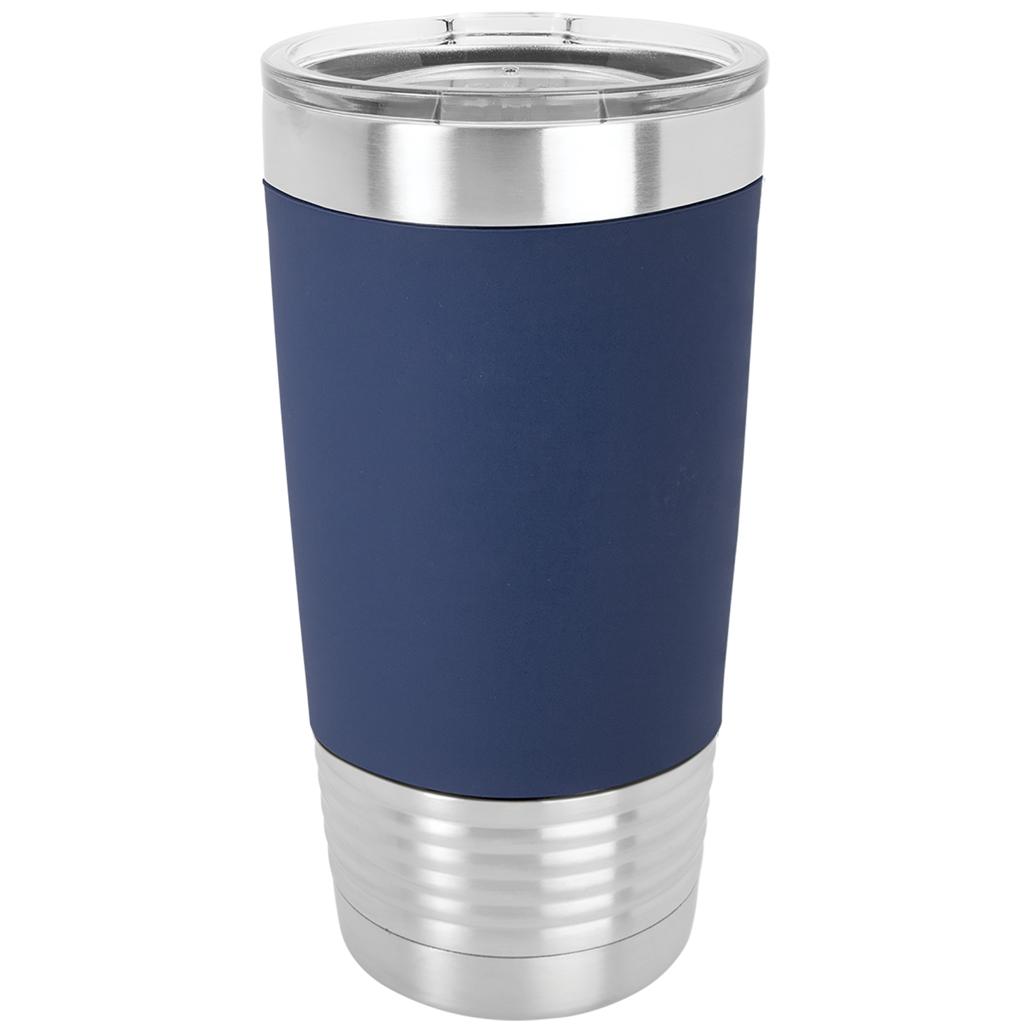20 oz Polar Camel Tumbler with Silicone Grip and Clear Lid