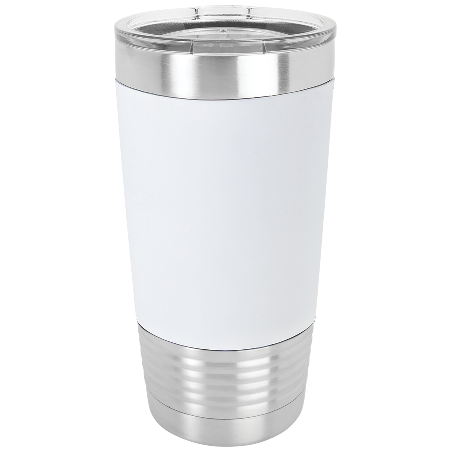 20 oz Polar Camel Tumbler with Silicone Grip and Clear Lid