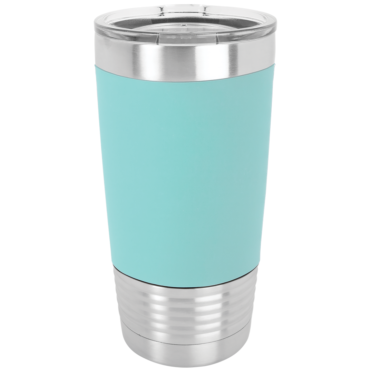 20 oz Polar Camel Tumbler with Silicone Grip and Clear Lid