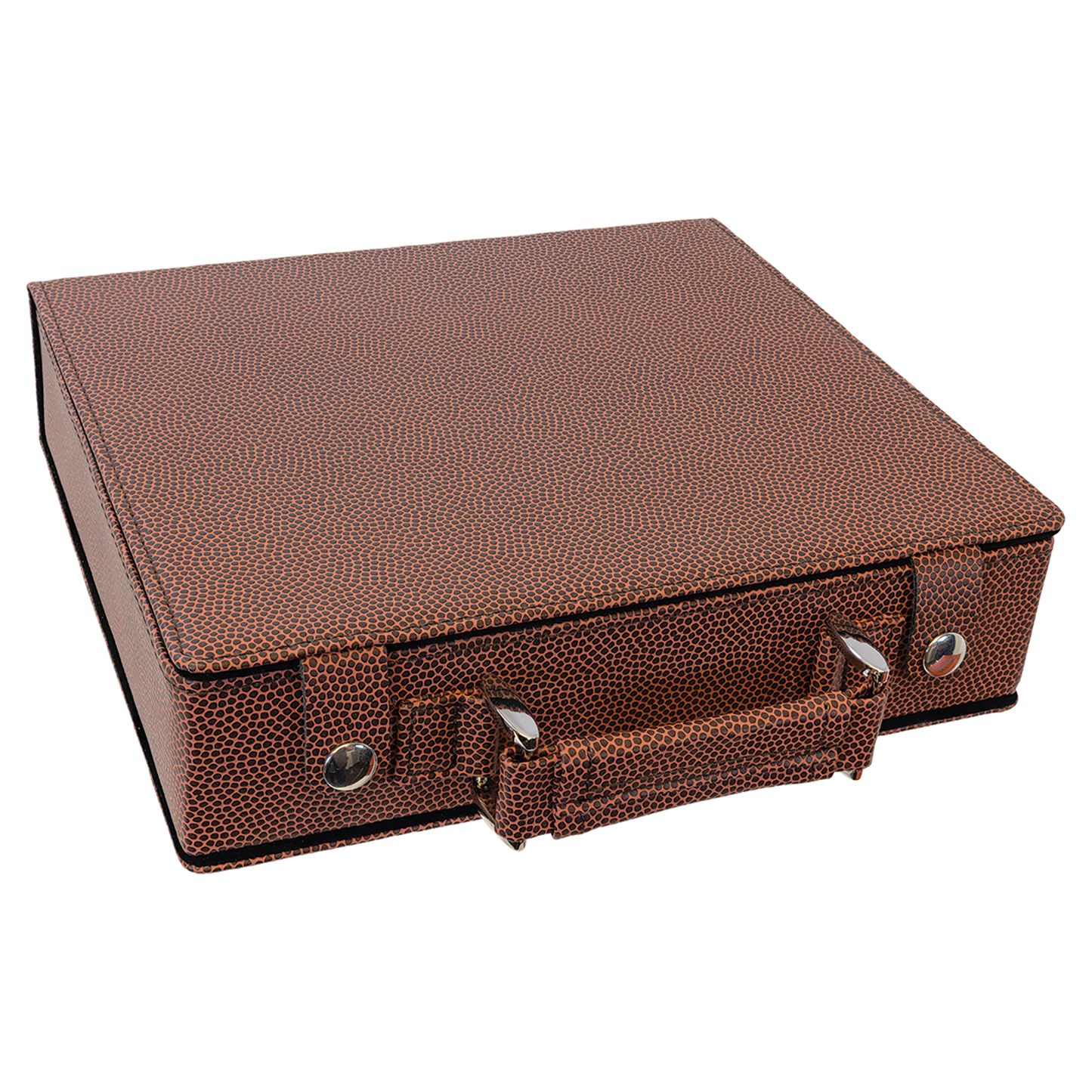Football Leather 100 chip poker set