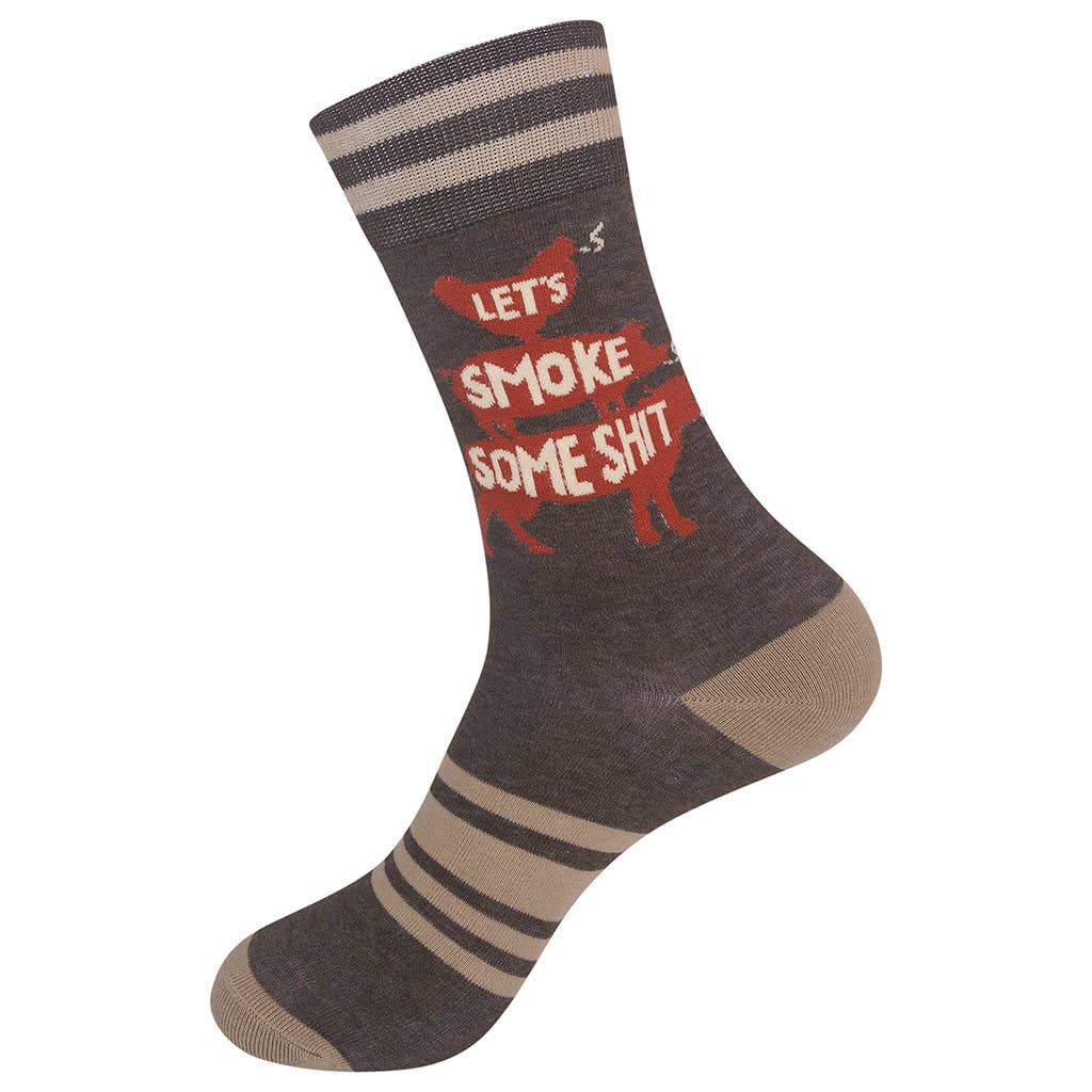 Let's Smoke Some Shit Bbq Socks | Funny | Funatic